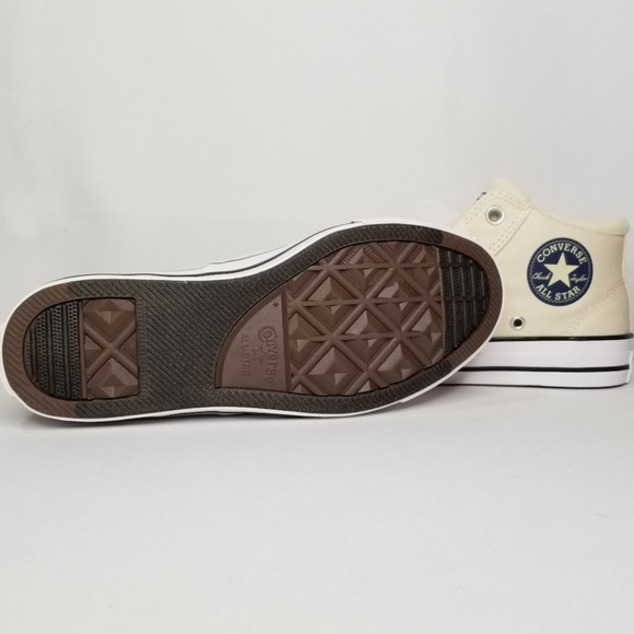 Converse Unisex CTAS Malden Street Mid Sneakers Women Size 8 Ivory A09458F NWT - Picture 6 of 7